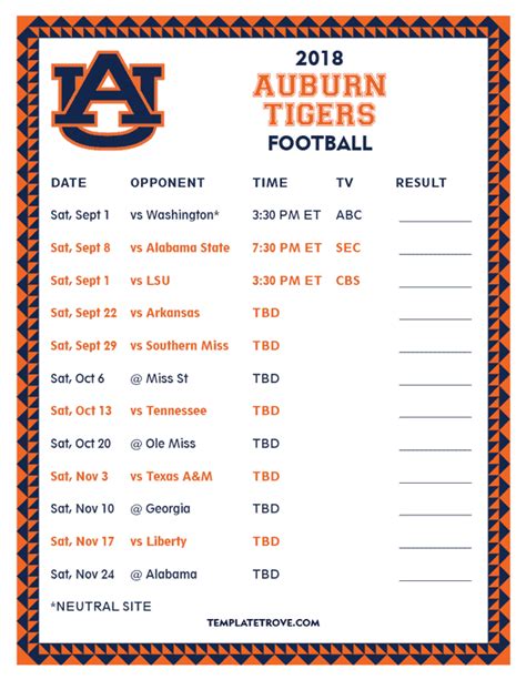 auburn football schedule 2018 radio|auburn football on radio today.